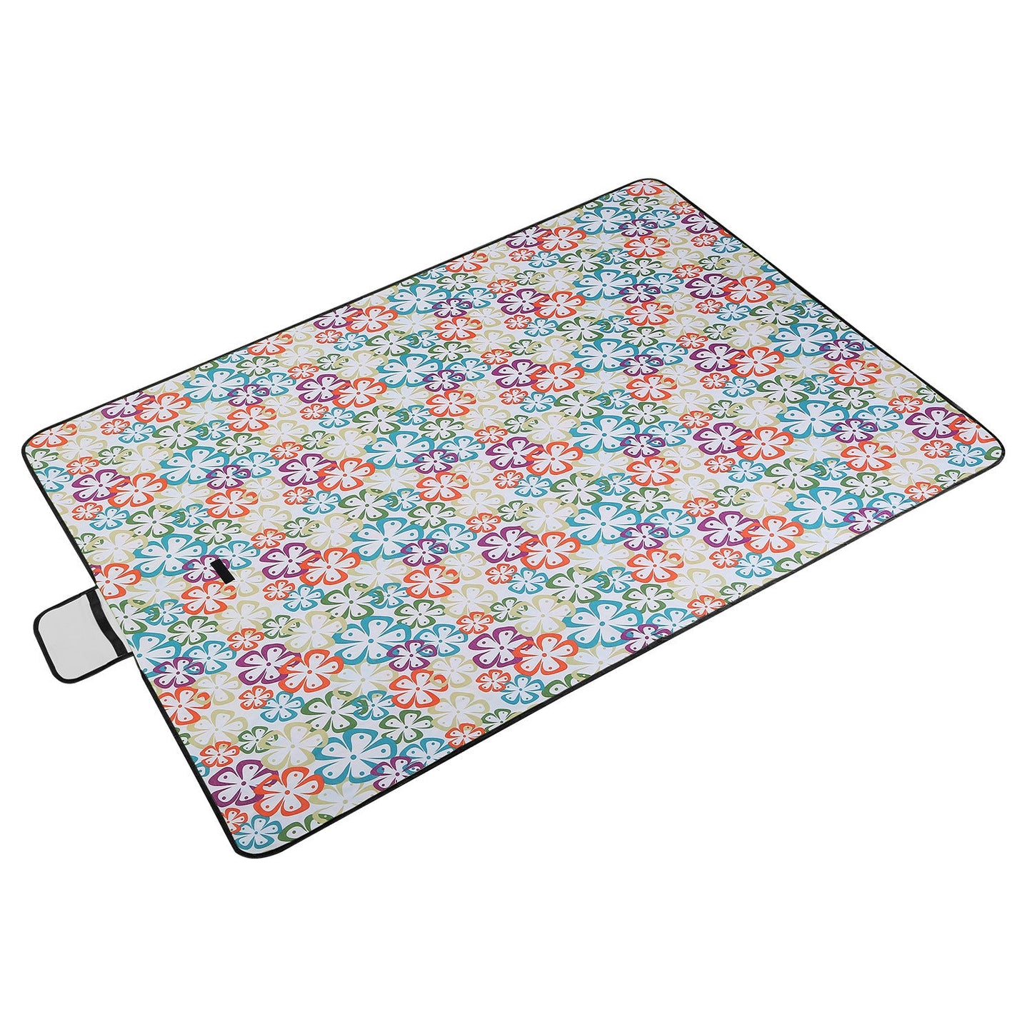 60" x 78" Waterproof Picnic Blanket Handy Mat with Strap Foldable Camping Rug