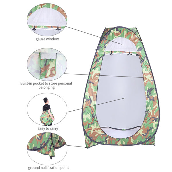 Pop Up Tent Instant Portable Shower Tent Outdoor Privacy Toilet & Changing Room