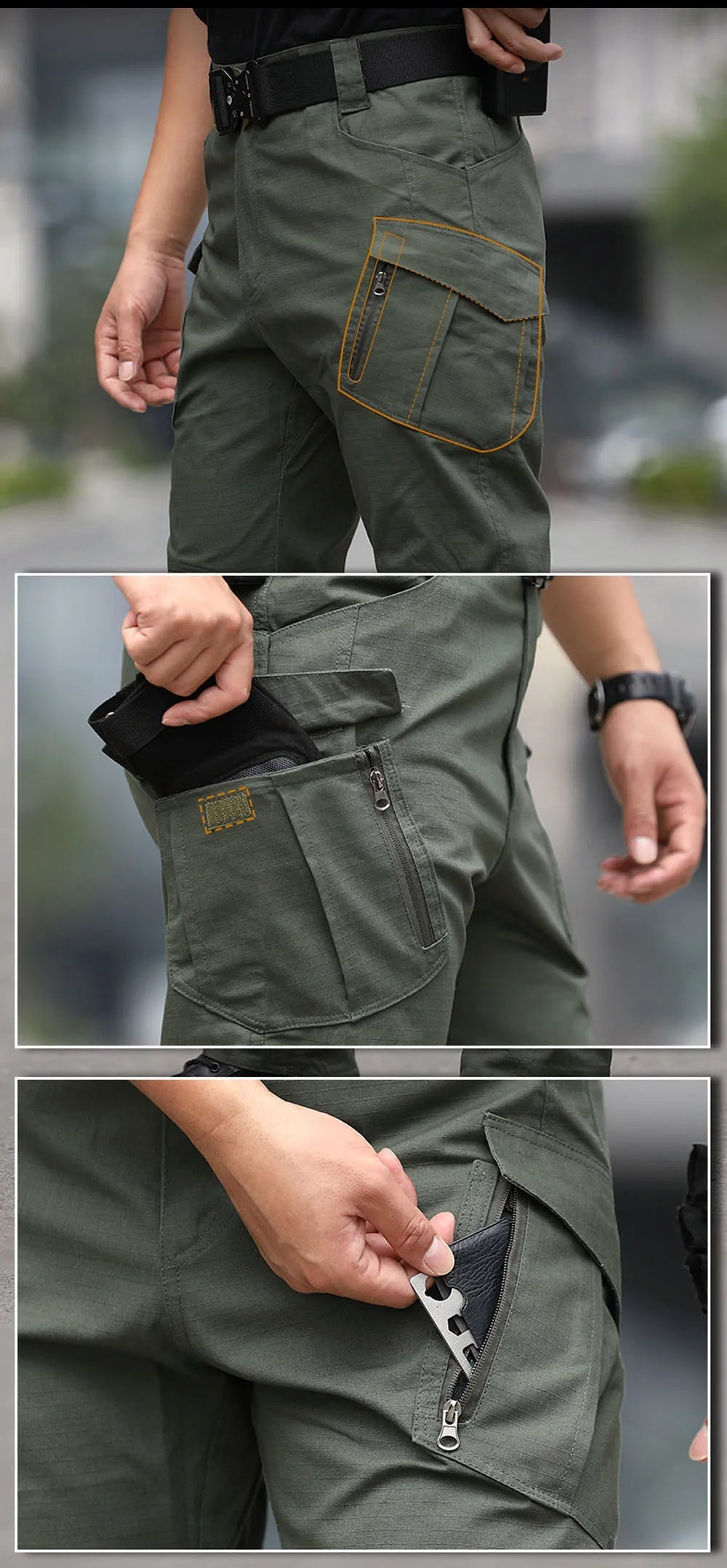 City Tactical Cargo Pants Classic Outdoor Hiking Trekking Army Tactical Joggers Pant Camouflage Military Multi Pocket Trousers